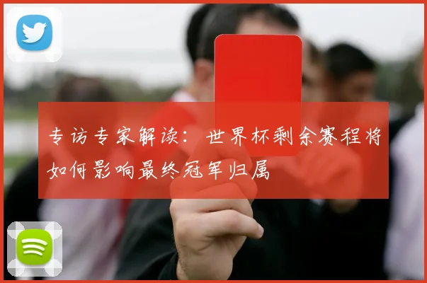 专访专家解读:世界杯剩余赛程将如何影响最终冠军归属
